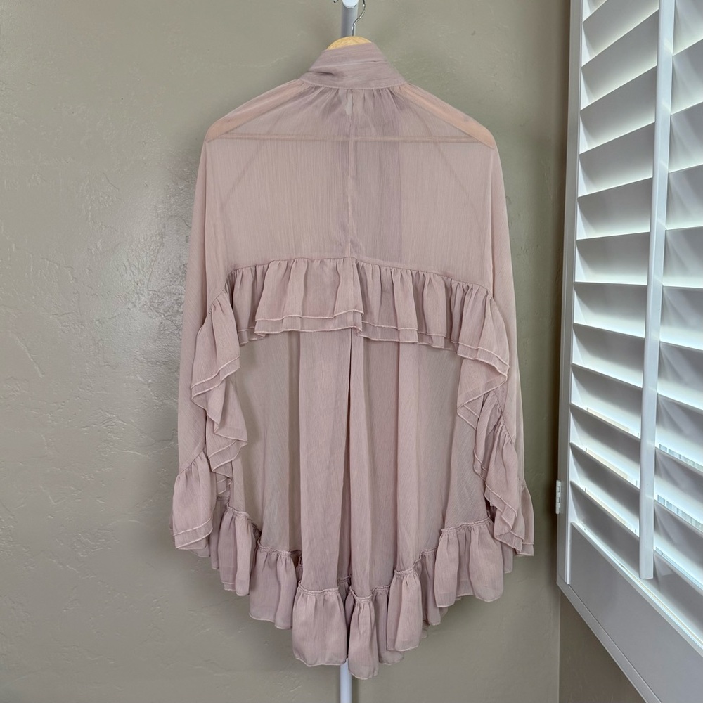 Commense Blush Pink Ruffle Mini Dress - Picture 9 of 13